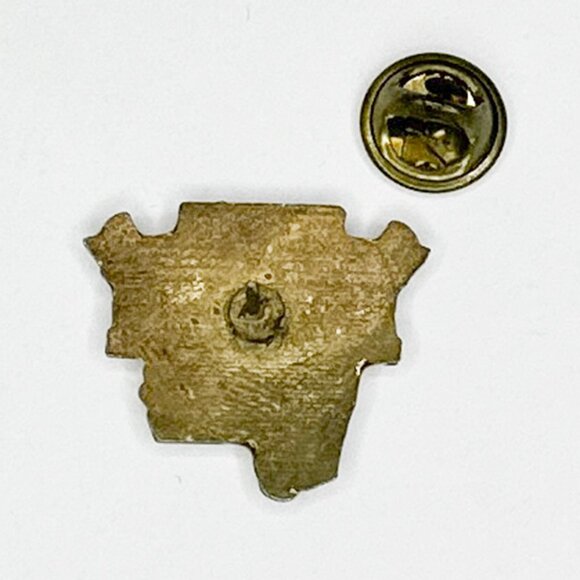 Vintage The Alabama Gang NASCAR Red Gold 1" Hat/Jacket/Lapel Pin - Picture 5 of 9